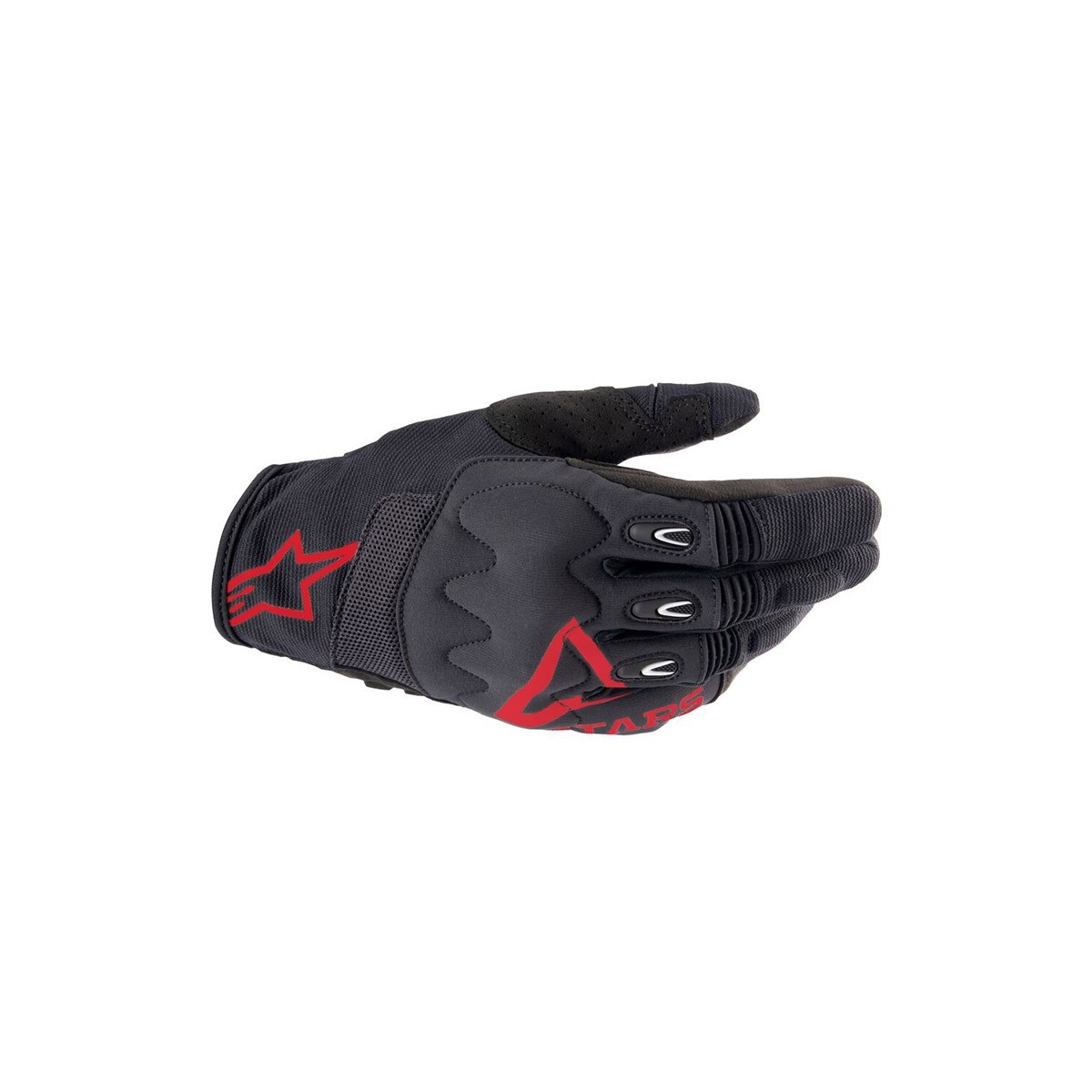 Gants Alpinestars Techdura Rouge Feu Noir - Homologué CE 