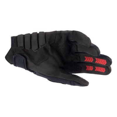 Gants Alpinestars Techdura Rouge Feu Noir - Homologué CE 