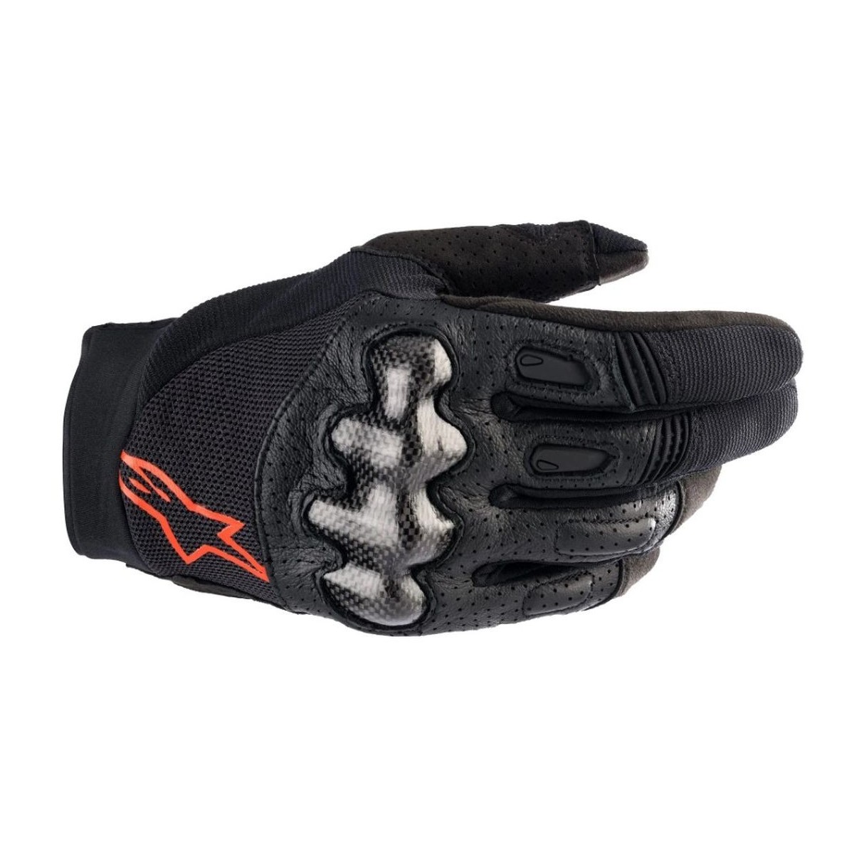 Gants Alpinestars Megawatt Noir Rouge Fluo 
