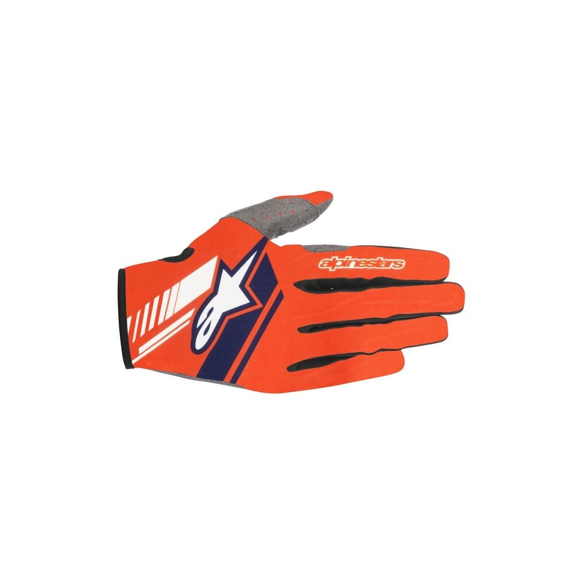 Gants Alpinestars Neo Orange Fluo/ Bleu Foncé 