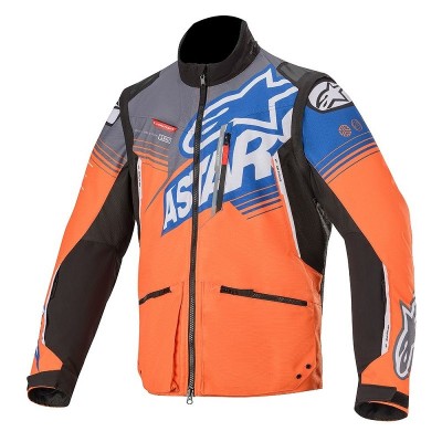 Veste Enduro Alpinestars Venture R Orange Gris Bleue 