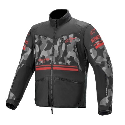 Veste Enduro Alpinestars Venture R Camo Gris Rouge Fluo 