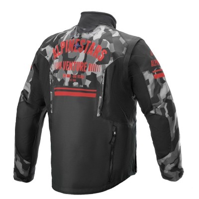 Veste Enduro Alpinestars Venture R Camo Gris Rouge Fluo 