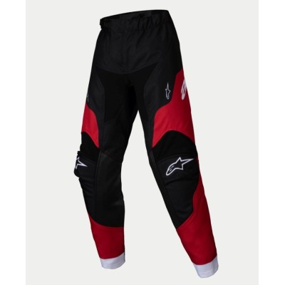 Pantalon Enfant Alpinestars Racer Veil Noir Rouge Brillant 