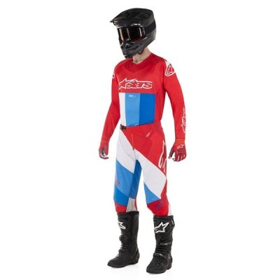 Pantalon Alpinestars Techstar Venom Rouge/Blanc/Bleu 