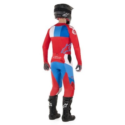 Pantalon Alpinestars Techstar Venom Rouge/Blanc/Bleu 