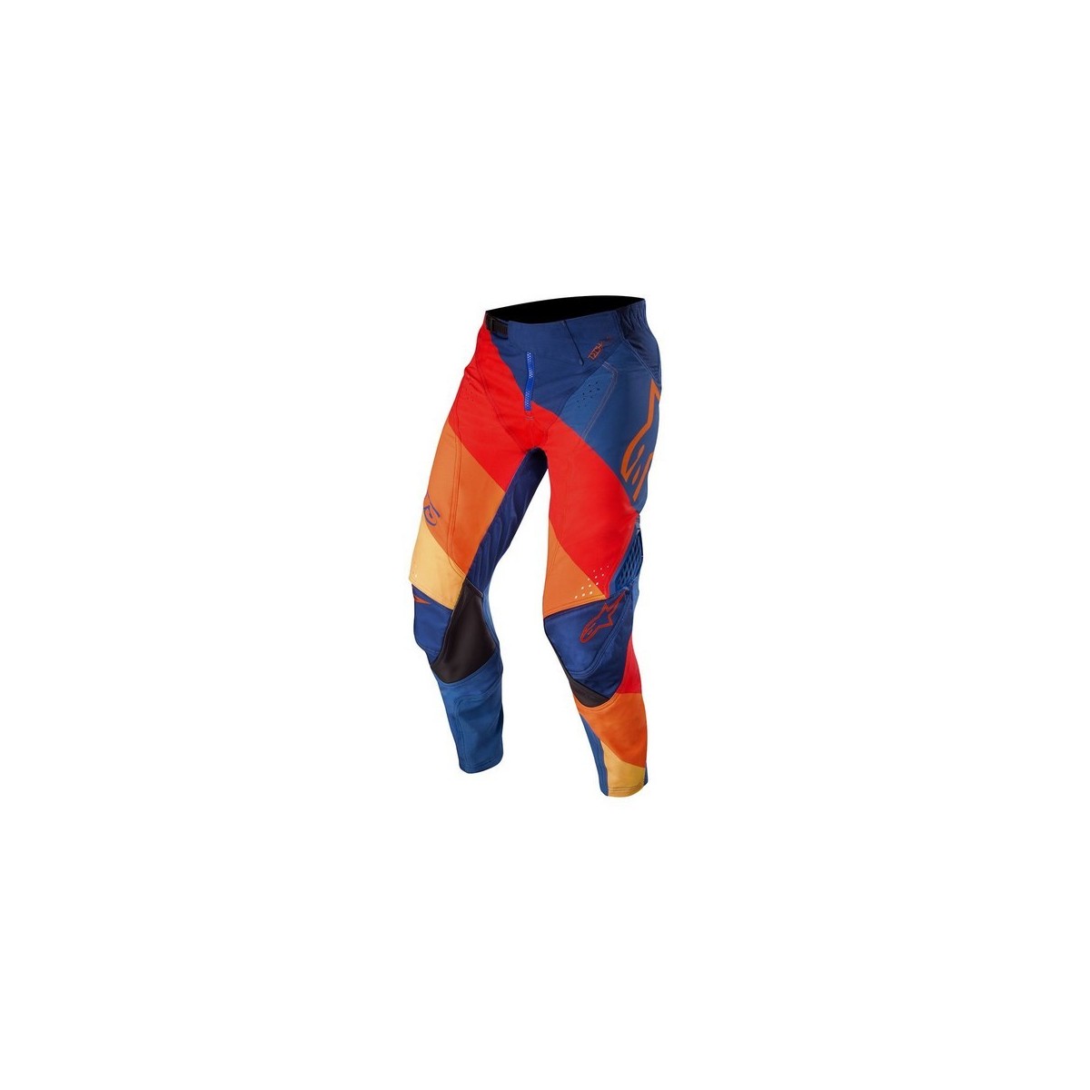 Pantalon Alpinestars Techstar Venom Bleu Foncé/ Rouge/Mandarine  