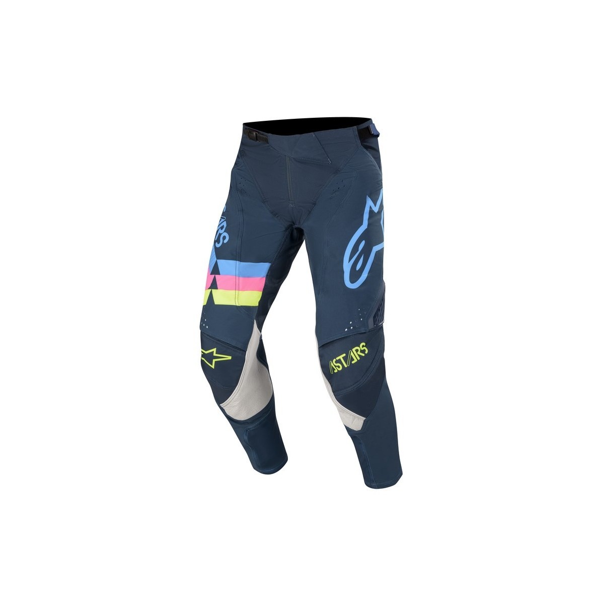 Pantalon Alpinestars Techstar Venom Bleu Rose Fluo 