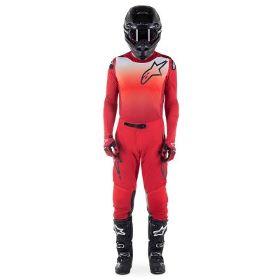Pantalon Alpinestars Supertech Risen Rouge Mars Blanc 