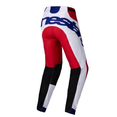 Pantalon Alpinestars Racer Veil Rouge Brillant Blanc 
