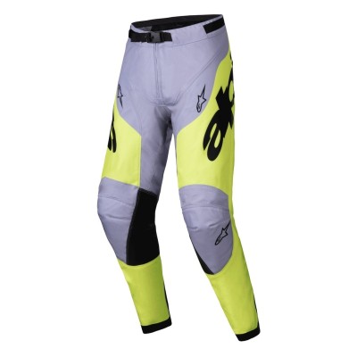 Pantalon Alpinestars Racer Veil Gris Jaune Fluo 
