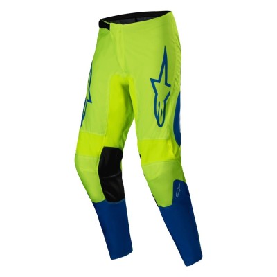 Pantalon Alpinestars Fluid Haul Jaune Fluo Bleu 