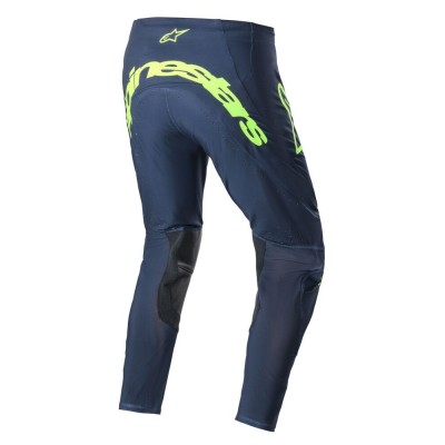 Pantalon Alpinestars Supertech Bruin Bleu Nuit Jaune Fluo 