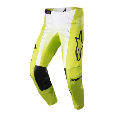 Pantalon Alpinestars Techstar Push Jaunr Fluo Blanc 