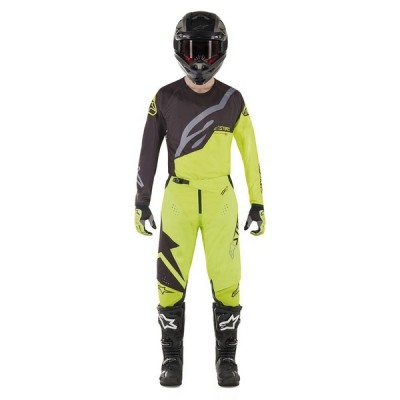 Pantalon Alpinestars Techstar Factory Noir/Jaune Fluo 