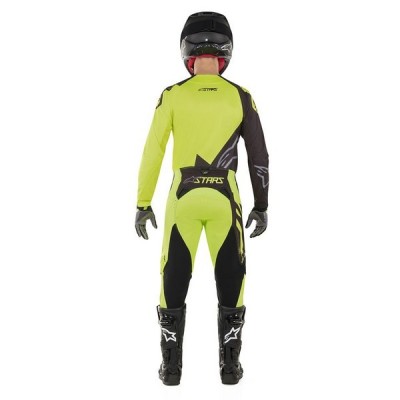 Pantalon Alpinestars Techstar Factory Noir/Jaune Fluo 