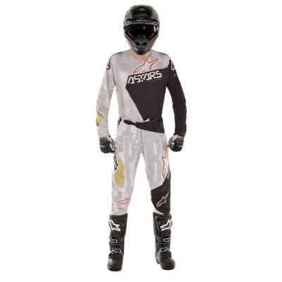 Pantalon Alpinestars Techstar Factory Gris Noir 