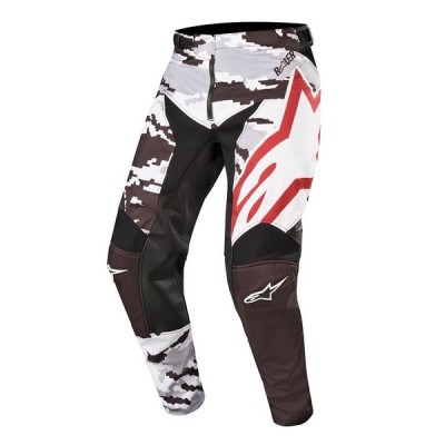 Pantalon Alpinestars Racer Tactical Noir/ Gris Camouflage/ Rouge Bordeaux 