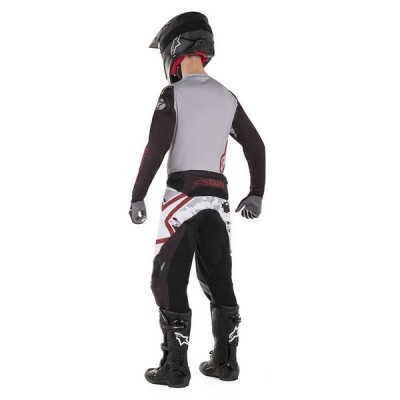 Pantalon Alpinestars Racer Tactical Noir/ Gris Camouflage/ Rouge Bordeaux 