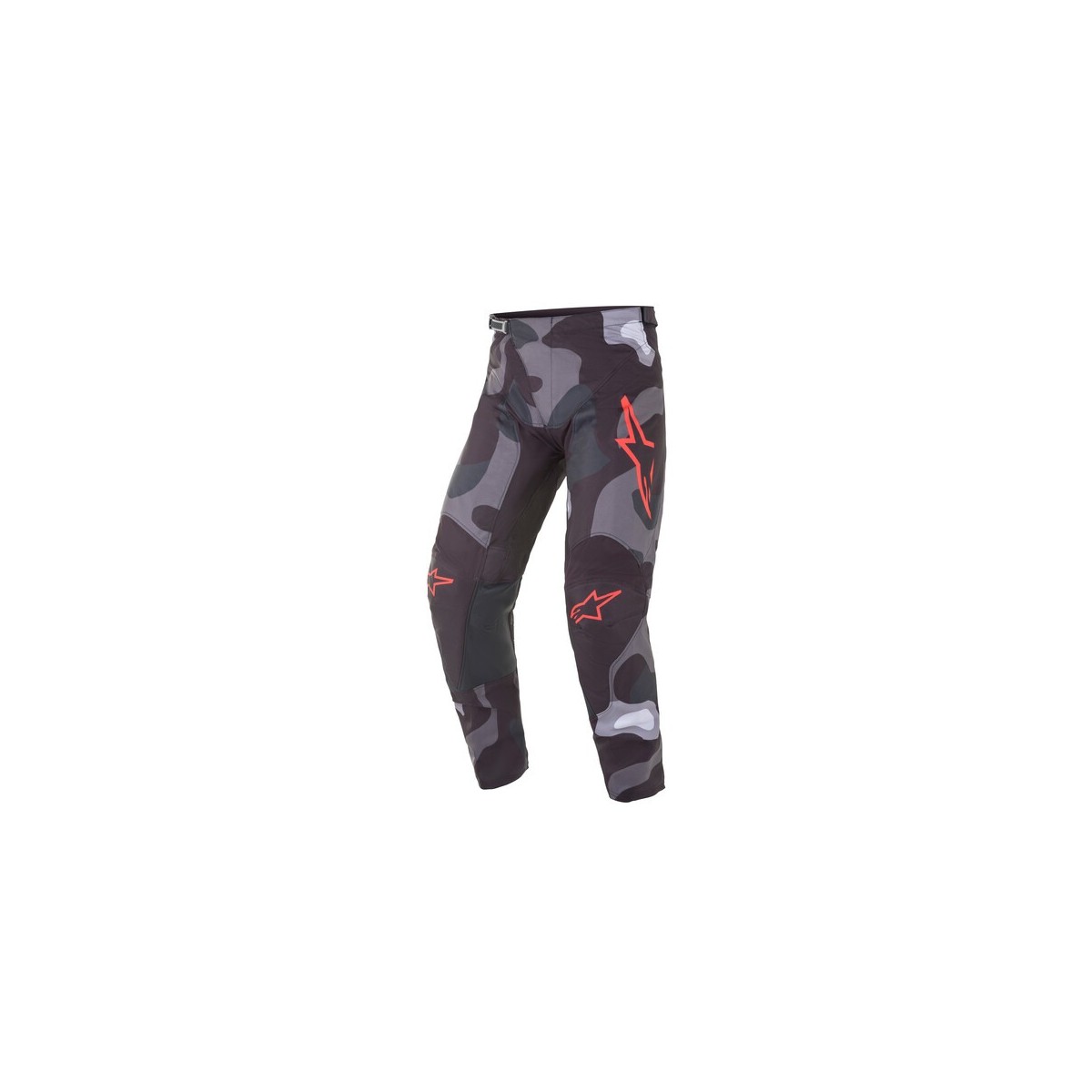Pantalon Alpinestars Racer Tactical Camo Gris Rouge Fluo 