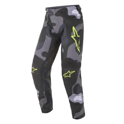 Pantalon Alpinestars Racer Tactical Camo Gris Jaune Fluo 