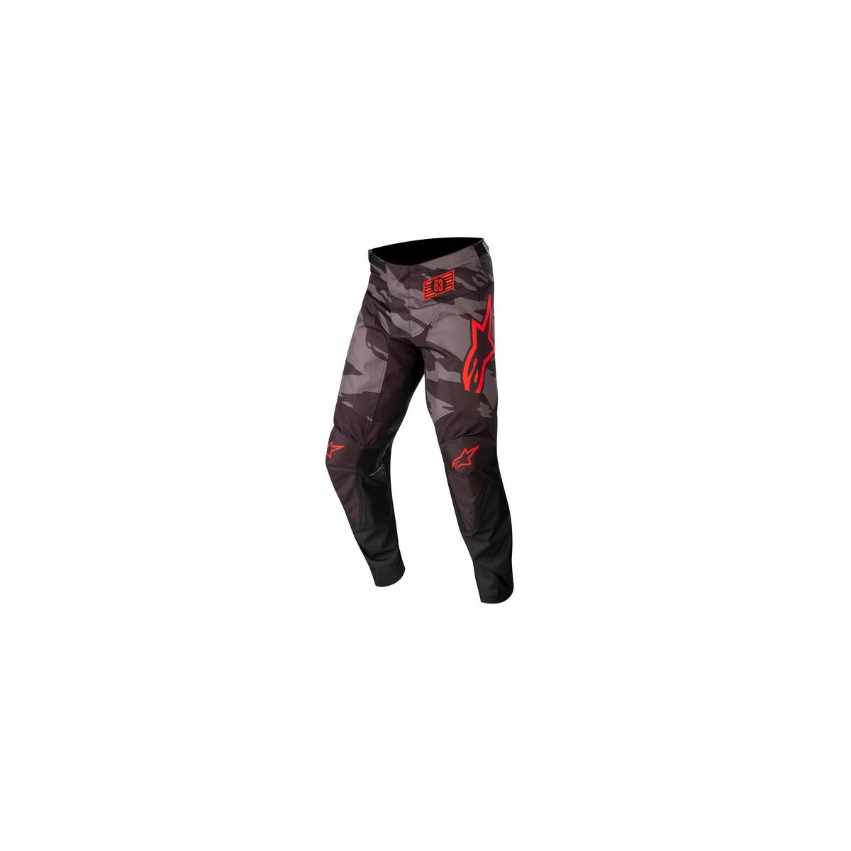 Pantalon Alpinestars Racer Tactical Noir Gris Camo Rouge Fluo 