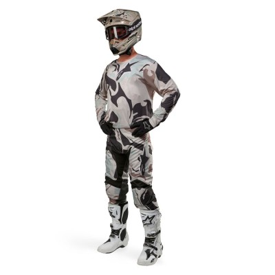 Pantalon Alpinestars Racer Tactical Iron Camo Gris Poussière 