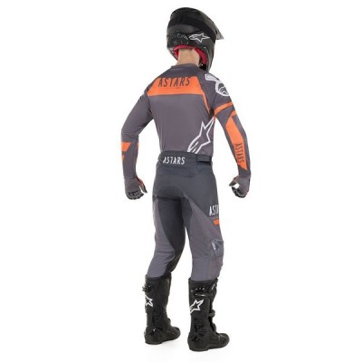 Pantalon Alpinestars Racer Flagship Gris/ Anthracite/ Orange Fluo 