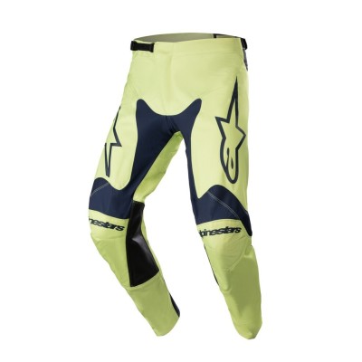 Pantalon Alpinestars Racer Hoen Bleu Nuit Vert Fluo 