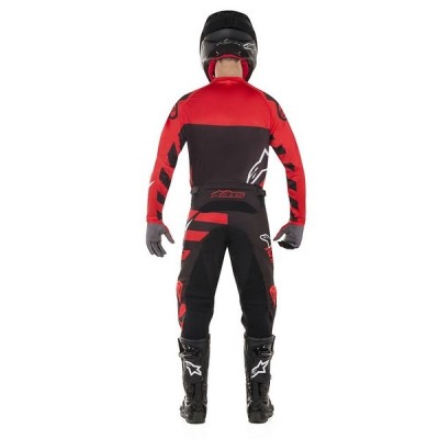 Pantalon Alpinestars Racer Braap Noir/Rouge/Blanc 