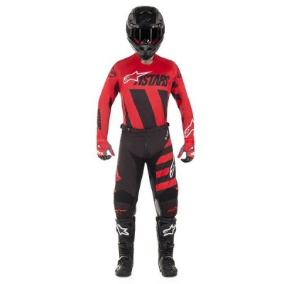 Pantalon Alpinestars Racer Braap Noir/Rouge/Blanc 