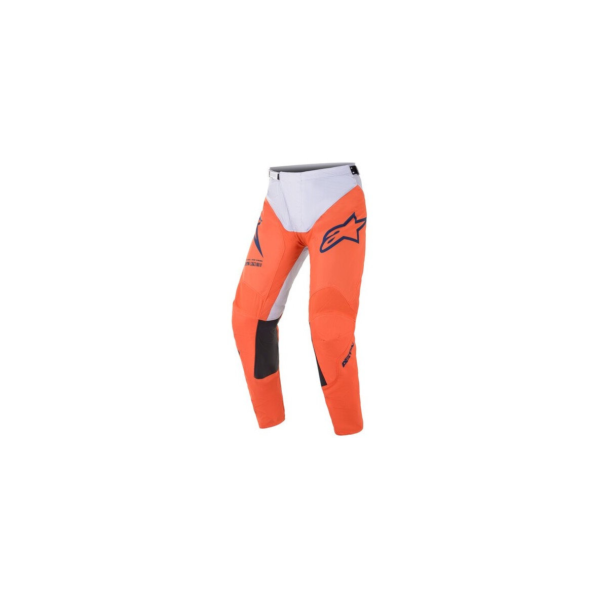Pantalon Alpinestars Racer Braap Orange Gris Clair Bleu Foncé 