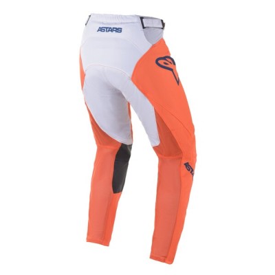 Pantalon Alpinestars Racer Braap Orange Gris Clair Bleu Foncé 