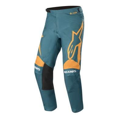 Pantalon Alpinestars Racer Supermatic Bleu Petrol Orange 