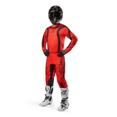 Pantalon Alpinestars Fluid Lurv Orange Vif Noir 