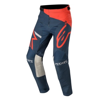 Pantalon Alpinestars Racer Tech Compass Rouge Bleu Navy 