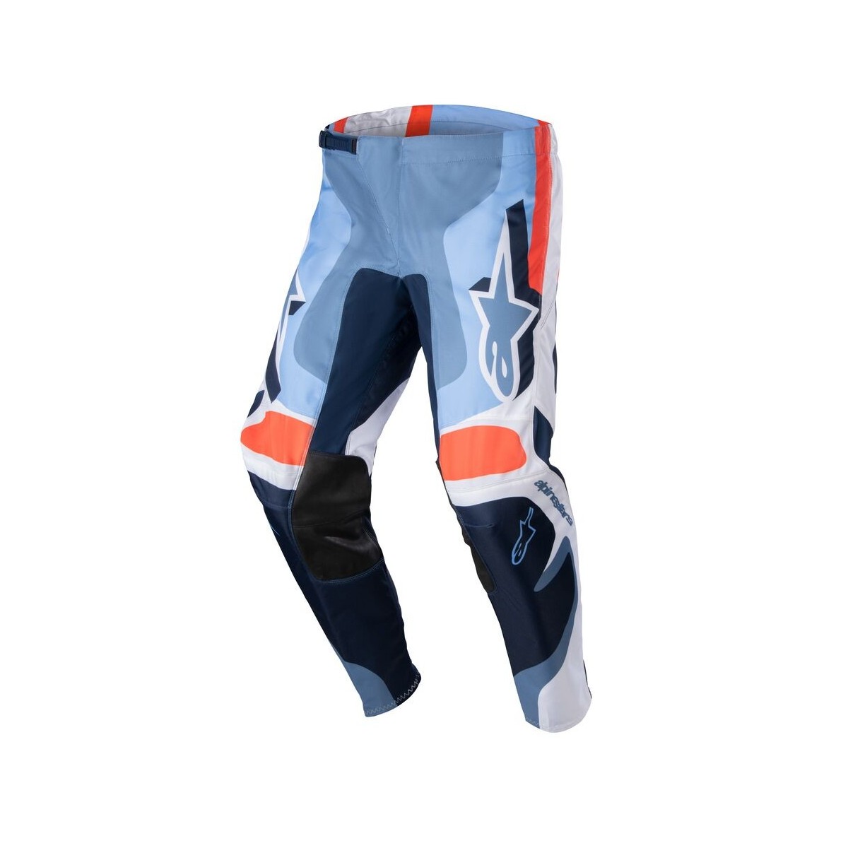 Pantalon Alpinestars Fluid Agent Bleu Nuit Orange Vif 