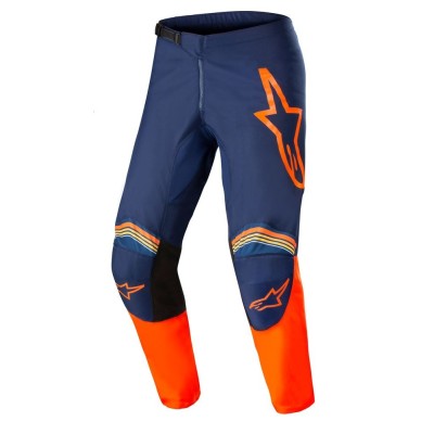 Pantalon Alpinestars Fluid Speed Bleu Foncé Orange 