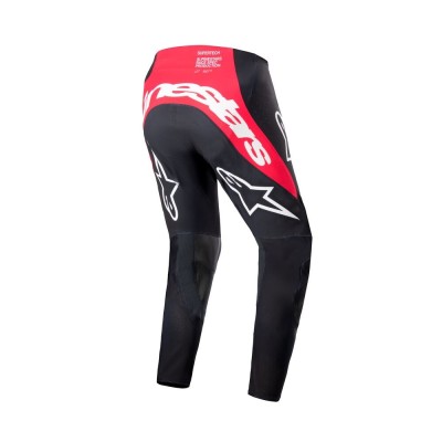 Pantalon Alpinestars Supertech Ward Noir Rouge Berry 