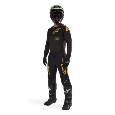 Pantalon Alpinestars Supertech Ward Noir Jaune 