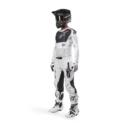 Pantalon Alpinestars Supertech Spek Blanc Noir 
