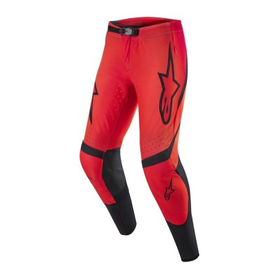 Pantalon Alpinestars Supertech Edition Limitée Ember Rouge Fluo Rouge Brillant Noir 