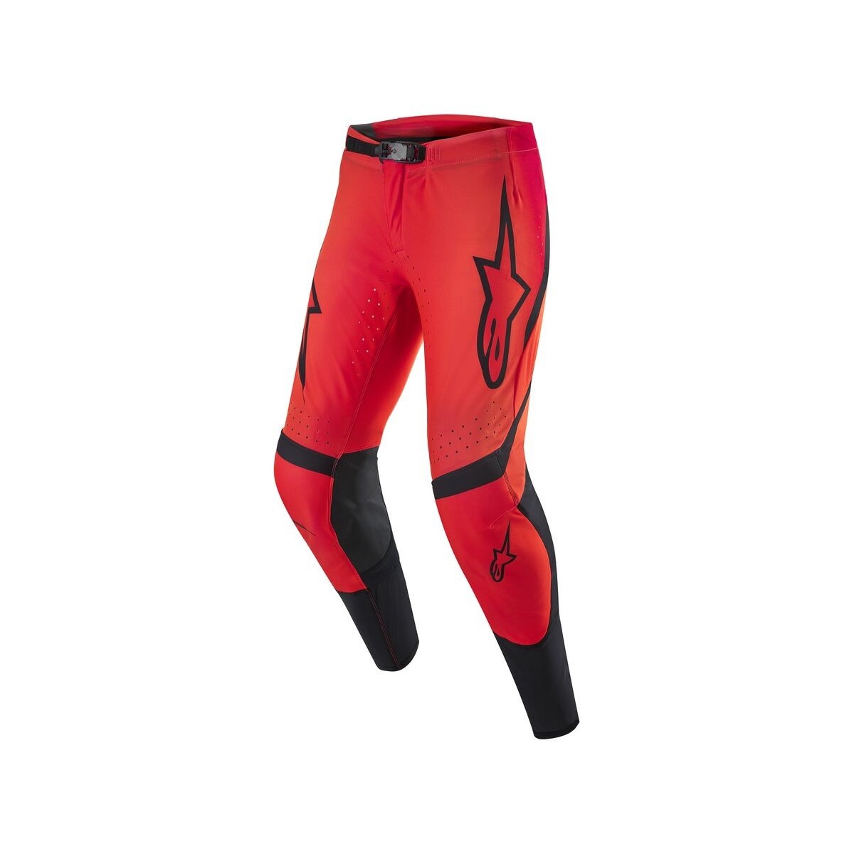 Pantalon Alpinestars Supertech Edition Limitée Ember Rouge Fluo Rouge Brillant Noir 