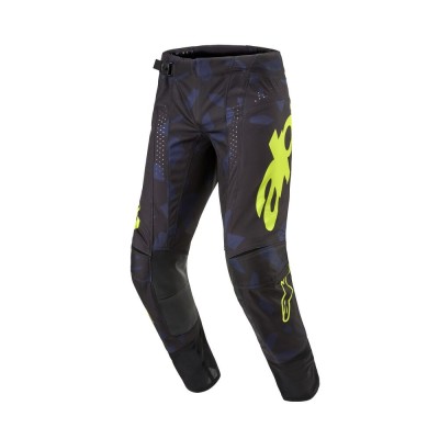 Pantalon Alpinestars Techstar Rantera Noir Marine Jaune Fluo 