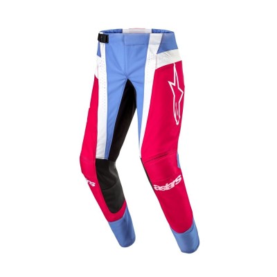 Pantalon Alpinestars Techstar Ocuri Bleu Clair Rouge Mars Blanc 