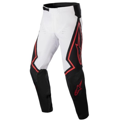Pantalon Alpinestars Techstar ACUMEN Blanc Noir Rouge 