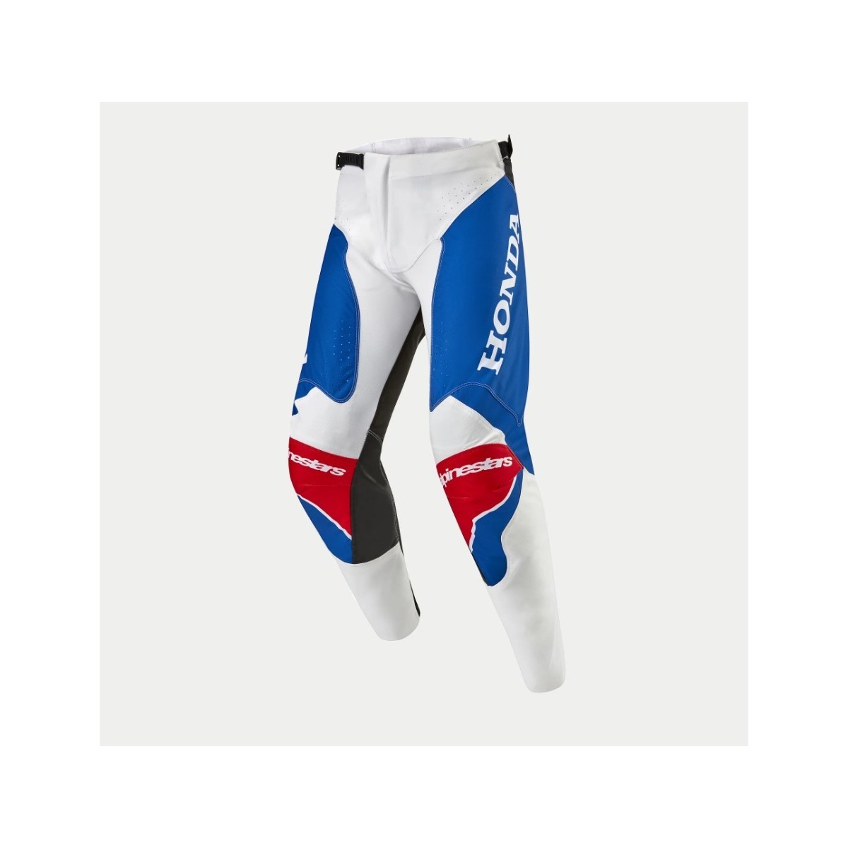 Pantalon Alpinestars Honda Racer Iconic Blanc Bleu Rouge 