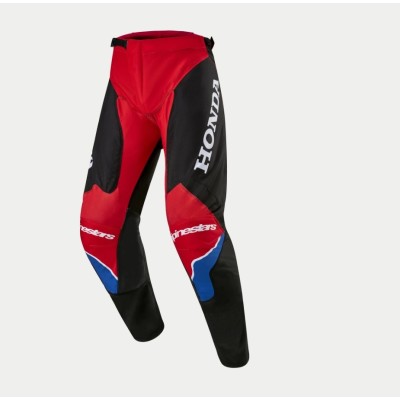 Pantalon Alpinestars Honda Racer Iconic Rouge Noir Blanc 