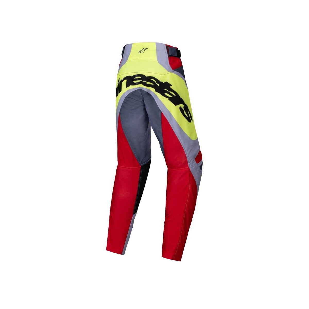 Pantalon Enfant Alpinestars Racer Melt Rouge Brillant Gris 