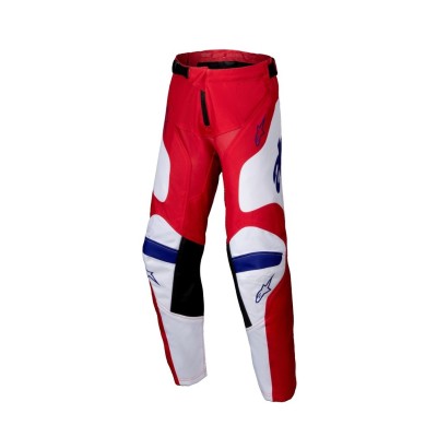 Pantalon Enfant Alpinestars Racer Veil Rouge Brillant Blanc 